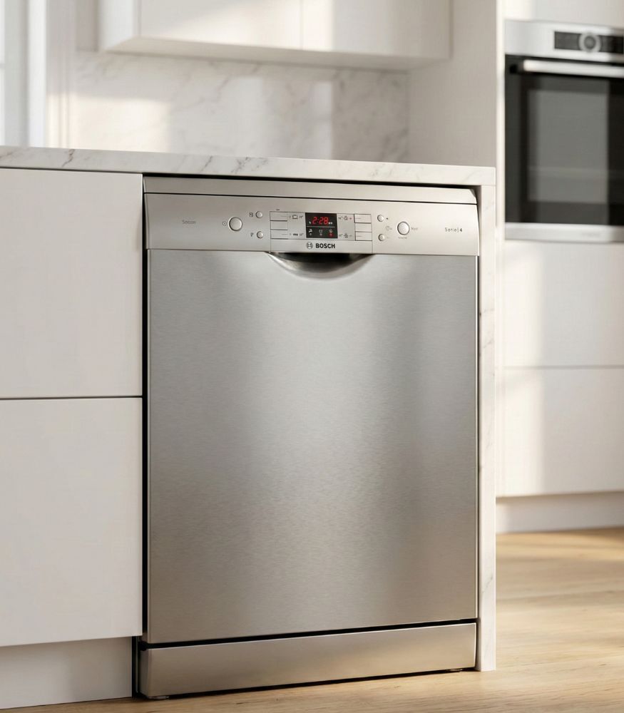Lave-vaisselle Bosch Série 4 SMS44DI01T Inox anti-traces – 12+1 (13) couverts Lave-vaisselle Bosch Série 4 SMS44DI01T Inox anti-traces – 12+1 (13) couverts