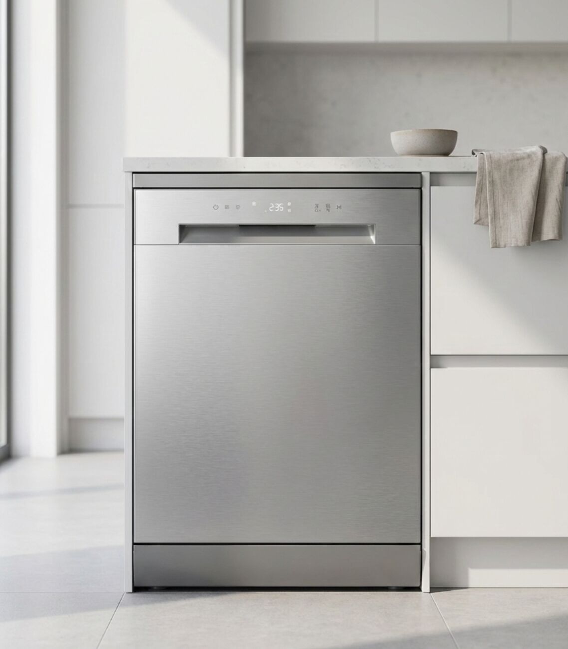 Lave-vaisselle LG DFC811FL inox anti-traces – 13 couverts, 8 programmes, 46 dB