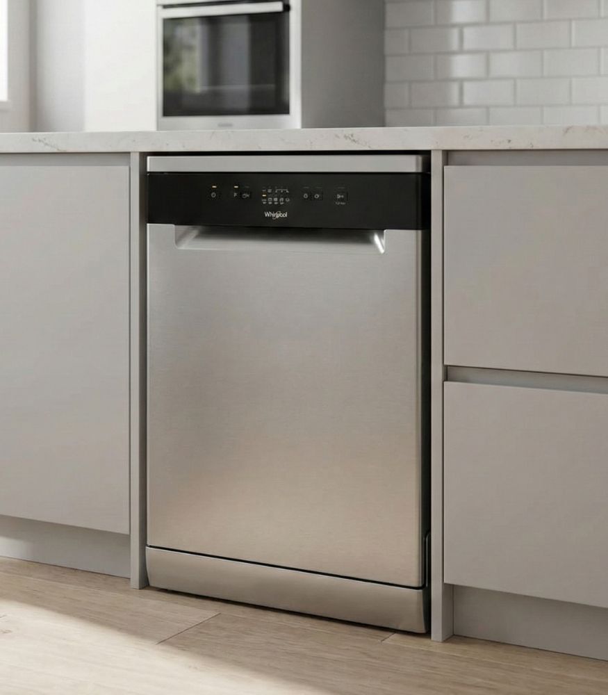 LAVE-VAISSELLE WHIRLPOOL 10C 6P 45CM 10C INOX WSFE2B19X – Image 1