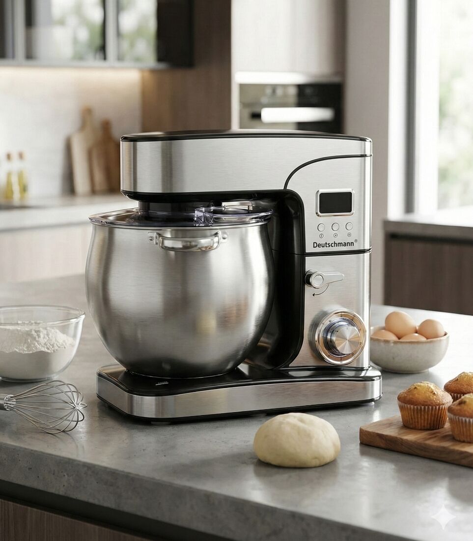 PÉTRIN Deutschmann 12L marrakech DM2712SS 2800W Inox – 6 Vitesses Accessoires